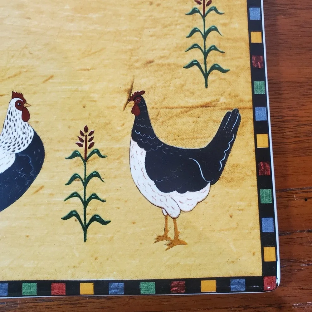 Warren Kimble‎ Sakura Country Quartet Trivet, 6.625x 8.5 inches
